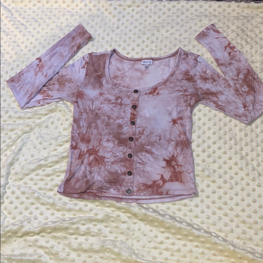 Long sleeve crop top